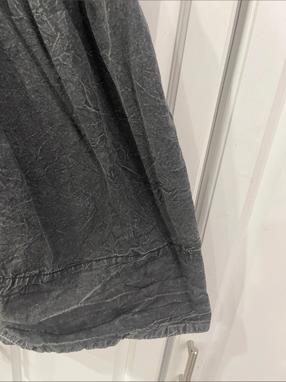 Free People  Black Smocked Waist A-Line Skirt size 4